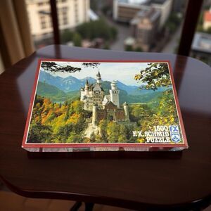 New Vintage FX Schmid NEUSCHWANSTEIN BAVARIA 1500 Piece German Puzzle